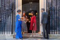 The Prime Minister Rishi Sunak lights a Diya candle for Diwali