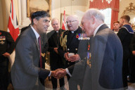 The Prime Minister Rishi Sunak meets Veterans before Remembrance Sunday