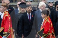 The Prime Minister Rishi Sunak attends the Cenotaph Ceremonial