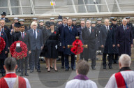 The Prime Minister Rishi Sunak attends the Cenotaph Ceremonial