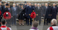The Prime Minister Rishi Sunak attends the Cenotaph Ceremonial