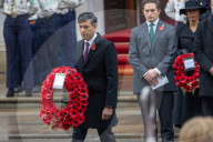The Prime Minister Rishi Sunak attends the Cenotaph Ceremonial