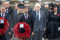 The Prime Minister Rishi Sunak attends the Cenotaph Ceremonial