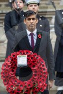 The Prime Minister Rishi Sunak attends the Cenotaph Ceremonial