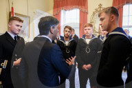 The Prime Minister Rishi Sunak meets Veterans before Remembrance Sunday