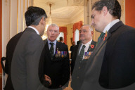 The Prime Minister Rishi Sunak meets Veterans before Remembrance Sunday