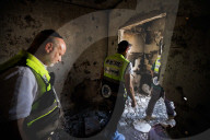 ZAKA recovery operation in Kfar Aza kibbutz