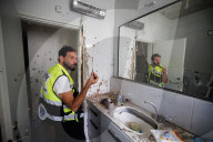 ZAKA recovery operation in Kfar Aza kibbutz