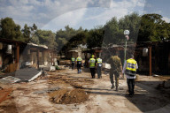 ZAKA recovery operation in Kfar Aza kibbutz
