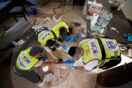 ZAKA recovery operation in Kfar Aza kibbutz