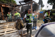 ZAKA recovery operation in Kfar Aza kibbutz