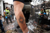 ZAKA recovery operation in Kfar Aza kibbutz
