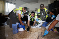 ZAKA recovery operation in Kfar Aza kibbutz