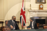 The Prime Minister Rishi Sunak reshuffles his cabinet