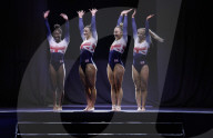 Bryony Page stars on final day of trampoline world championships - a photo essay