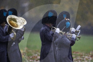 King Charles III 75th birthday gun salute in London, UK.