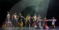 Rehearsal of Emanuel Gat Dance - LoveTrain 2020 at Sadlers Wells, London, UK.