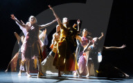 Rehearsal of Emanuel Gat Dance - LoveTrain 2020 at Sadlers Wells, London, UK.