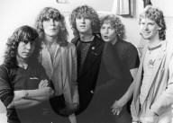 DEF LEPPARD  - UK Heavy Metal group about 1984. Photo Laurens van Houten