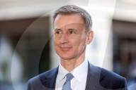 Jeremy Hunt outside BBC New Broadcasting House, London, UK.