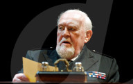 Joss Ackland in The King's Speech at the Wyndham's Theatre, London, UK.