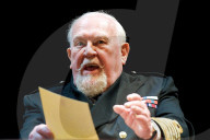 Joss Ackland in The King's Speech at the Wyndham's Theatre, London, UK.