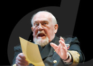 Joss Ackland in The King's Speech at the Wyndham's Theatre, London, UK.