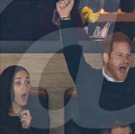 ROYALS -  Harry und Meghan sind gut gelaunt beim Eishockeyspiel in Vancouver