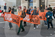 Just Stop Oil Protest Westminster, London, UK.