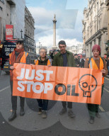 Just Stop Oil Protest Westminster, London, UK.