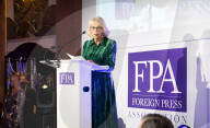 Her Majesty The Queen celebrates 135 years of the Foreign Press Association (FPA) at the annual FPA Awards ceremony at the Sheraton Grand Park Lane, London, UK.