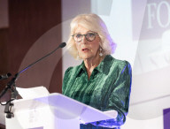 Her Majesty The Queen celebrates 135 years of the Foreign Press Association (FPA) at the annual FPA Awards ceremony at the Sheraton Grand Park Lane, London, UK.