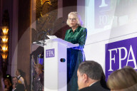 Her Majesty The Queen celebrates 135 years of the Foreign Press Association (FPA) at the annual FPA Awards ceremony at the Sheraton Grand Park Lane, London, UK.