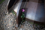 The mystery of the garden of memories at the Angel of the North