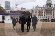 The Prime Minister Rishi Sunak attends the arrival of the RoK President, London, UK.