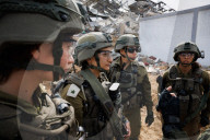 EXCLUSIVE: IDF women soldiers of Bardelas battalion check Gazan women
