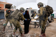 EXCLUSIVE: IDF women soldiers of Bardelas battalion check Gazan women