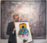 Bonhams’ Rock, Pop & Film sale preview at Bonhams, Knightsbridge, London, UK.