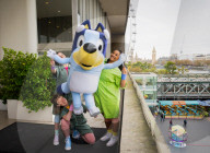 Press photocall for Bluey's Big Play launches at Southbank Centre, London, UK.