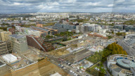 SPORT - Olympia 2024 Paris: Luftaufnahmen des Olympischen Dorfes Paris 2024 in Saint-Denis