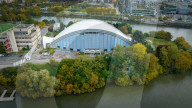 SPORT - Olympia 2024 Paris: Luftaufnahmen des Olympischen Dorfes Paris 2024 in Saint-Denis