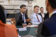 The Prime Minister Rishi Sunak hosts the Cabinet Meeting