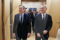 Foreign Secretary David Cameron attends NATO Summit