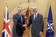Foreign Secretary David Cameron attends NATO Summit