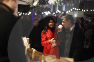 Prime Minister Rishi Sunak turn on Christmas Lights outside No10