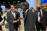 The Prime Minister Rishi Sunak holds a press conference at COP28