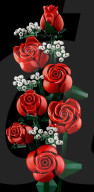 Lego bouquet of roses set just for grown ups