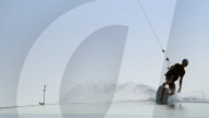 Daredevils's leap from world's highest infinity pool
