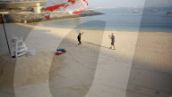 Daredevils's leap from world's highest infinity pool