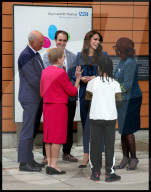 Princess of Wales opens Evelina Children's Day Surgery Unit in London, UK.